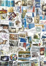 GREECE 100 DIFFERENT USED STAMPS only euro, picture