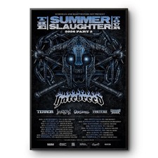 HATEBREED Summer Slaughter Tour Poster 2026 Part 2 Terror Metal Concert Poster picture