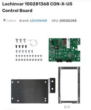 LOCHINVAR 100281368  Con-x-us Control Board New In Box picture