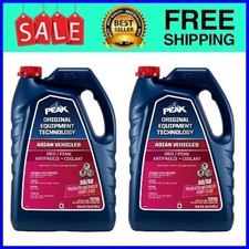 PEAK Asian Vehicles Red Pink Antifreeze Coolant 1 Gal 2-Pack Ships from USA picture