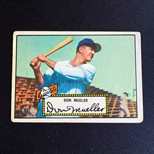 Topps 1952 Topps Don Mueller #368 New York Giants MLB Baseball Card picture