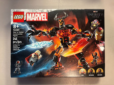 LEGO Marvel 76289 Thor vs Surtur Construction Figure Sealed NEW Damaged Box picture