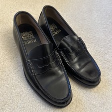 Haruta x Marithé François Girbaud Penny Black Leather Loafers 26 EEE Japan Made picture
