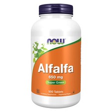 NOW FOODS Alfalfa 650 mg 500 Tablets picture