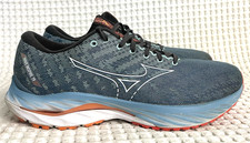 Mizuno Wave Inspire 19 Mens Running Shoes Blue Orange Mesh Size 12 Sneakers picture