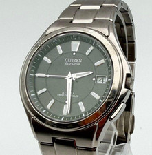 CITIZEN ATTESA H110-T01331 TA Eco-Drive Titanium Men’s Watch JDM Japan picture
