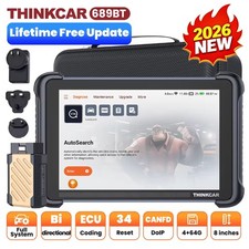 ThinkScan 689BT OBD2 Scanner Auto Diagnostic Scan Tool Bidirectional CANFD DoIP picture