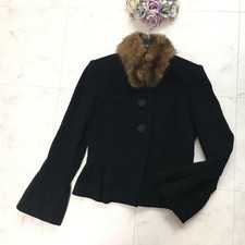 Authentic FOXEY Cashmere 100% Sable Fur Jacket Pre Owned Excellent picture