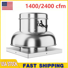 GRAVEE 1400/2400CFM Upblast Roof Exhaust Fan for Restaurant Kitchen Ventilation picture