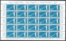 SWITZERLAND 1951 National Fete set of five in - 40558 picture