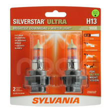 Sylvania H13 SilverStar ULTRA Halogen Headlight Bulbs (Pack of 2) NEW picture
