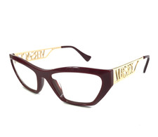 Versace Eyeglasses Frames MOD.3327-U 5381 Bordeaux Burgundy Red Gold 53-18-145 picture