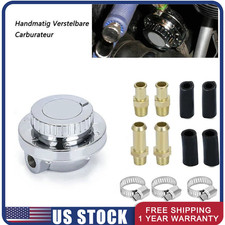 For Carburetor Engine 1-6 PSI Adjustable Fuel Pressure Regulator Kit Universal picture