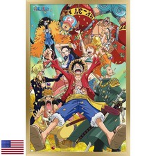 Trends International One Piece Fishman Island Crew Treasure Poster 34x22.4 Gold picture