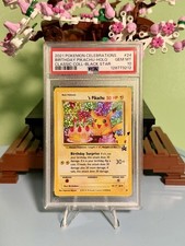 2021 Pokemon Celebrations Classic Collection #24 Birthday Pikachu-Holo PSA10 picture