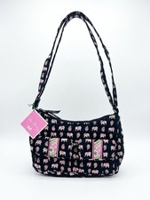 NWT Vera Bradley Retired Libby Style Pink Elephant  Print  Bag  Purse picture