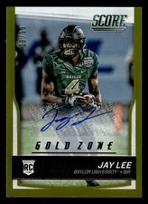 2016 SCORE JAY LEE 358 ROOKIE SIGNATURES GOLD ZONE AUTOGRAPH 26/99 BAYLOR BEARS picture