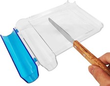 Medarchitect Right Hand Pill Counting Tray with Spatula (Clear - Wood Handle) picture