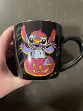 Halloween Disney Stitch Mug Stitch With Pumpkin picture