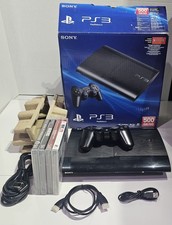 Sony PlayStation 3 PS3 Super Slim 4001C Console W/ Original Box Restored Bundle picture