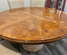Henredon  Solid Wood Stone base 65” Artisan Top Dining Table style # 6302 picture