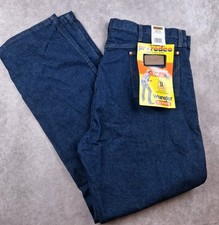 Vintage Wrangler Jeans 13MWZ Mens 42x34 Cowboy Cut Pro Rodeo USA Fabric 90s picture