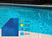 800 Series Swimming Pool Blue Solar Heating Blanket Cover - (Choose Pool Size) picture