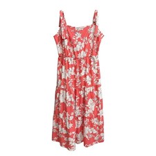 Social Standard by Sanctuary Tied Sundress Coral Floral Midi Dress XXL picture
