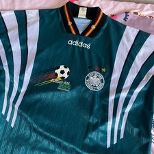 Vintage Adidas Germany 1996 1998 Away Football Shirt Jersey World Cup 2006 XL picture