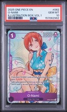 O-Nami (Illustration Box Vol.1) (Textured) OP05-062 One Piece Promo PSA 10 picture