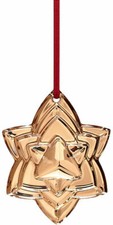 Baccarat Crystal Noel 2018 Annual 20K Gold Gilded Ornament L15036 picture