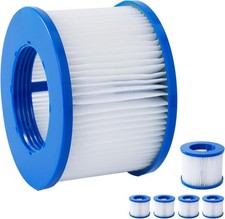 H&ZT Hot Tub Spa Filter,Inflatable Hot Tub Swimming Pool Pump Filter 6 Pack picture