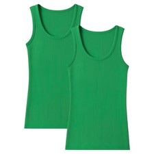 Pajama R Us Women's 2-Pack Ribbed Tank Tops Size S M L XL XXL picture