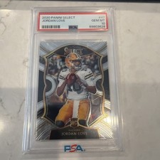 Jordan Love Rookie Card 2020 Panini Select #47 PSA 10 picture