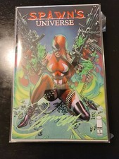 Spawn's Universe #1  . CAMPBELL'S COMPLETE VARIANT SET A-D SIGNED W/COA MT  picture