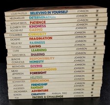 Vintage ValueTales Value Tales Lot 23 Hardcover Ann & Spencer Johnson Homeschool picture