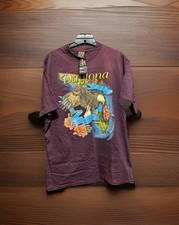 3D Emblem Daytona Bike Week 1996 T Shirt XL Double Sided Eagle Crocodile Chopper picture