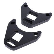 2Pcs Chinese Mini Excavator Drive Motor Reinforcement Brackets - Round Motors picture