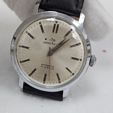 VINTAGE UNICHRON AUTOMATIC MEN'S WRIST WATCH 17 JEWEL CAL. ST 171 RARE RUNS  picture