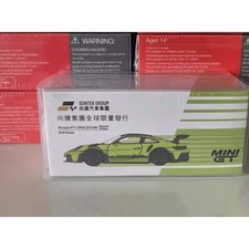 Mini‑GT ST004 Porsche 911(992)GT3 RS Weissach‑Package Acid‑Green Suntek Limited picture