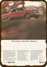 1965 PLYMOUTH BELVEDERE SATELLITE CAR w/ 426 COMMANDO ENGINE DECORATIVE METAL SI picture