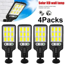 4PCS Outdoor Solar Wall Light LED Motion Sensor Bright Flood Street Lamp 3 Modes picture