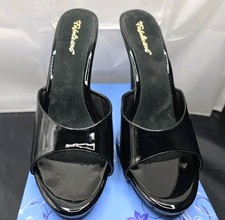 Pleaser Fabulicious Peep Toe Platform Slide Mule High Heels 16M Flair 401 2 picture