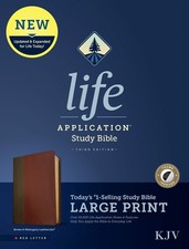 KJV Life Application Study Bible, Third Edition, Large Print (LeatherLike, B... picture