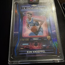 Kon Knueppel RARE SSP ROOKIE LOADING  116/150 BLUE REFRACTOR picture