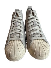 adidas WB Superstar HI Mist Stone / Wonder White / Gold Men Size 11.5 JQ7633 picture