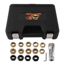 16-Piece Axle Spindle Thread Chaser Set, Thread Rethreading Restorer Tool Metric picture