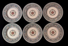 Wedgwood Florentine Turquoise Bread Plates 6