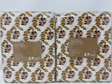 New West Elm Jawahar Ruffle Drapes 48' x 84