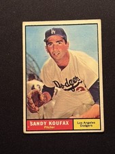 1961 Topps SANDY KOUFAX #344 VGEX picture